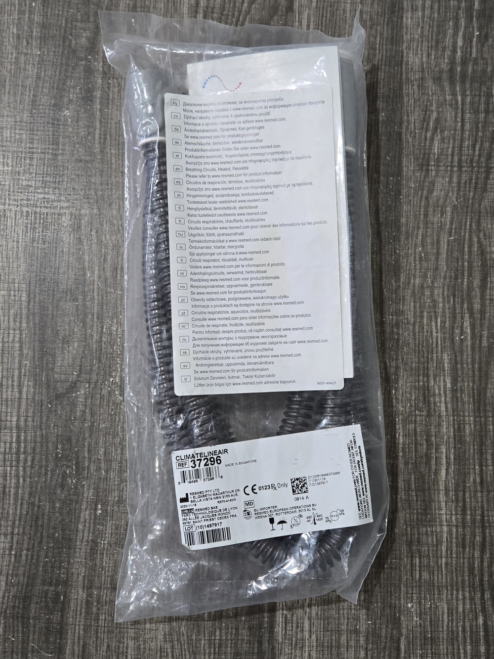 ResMed ClimateLineAir 37296 CPAP Hose Tube